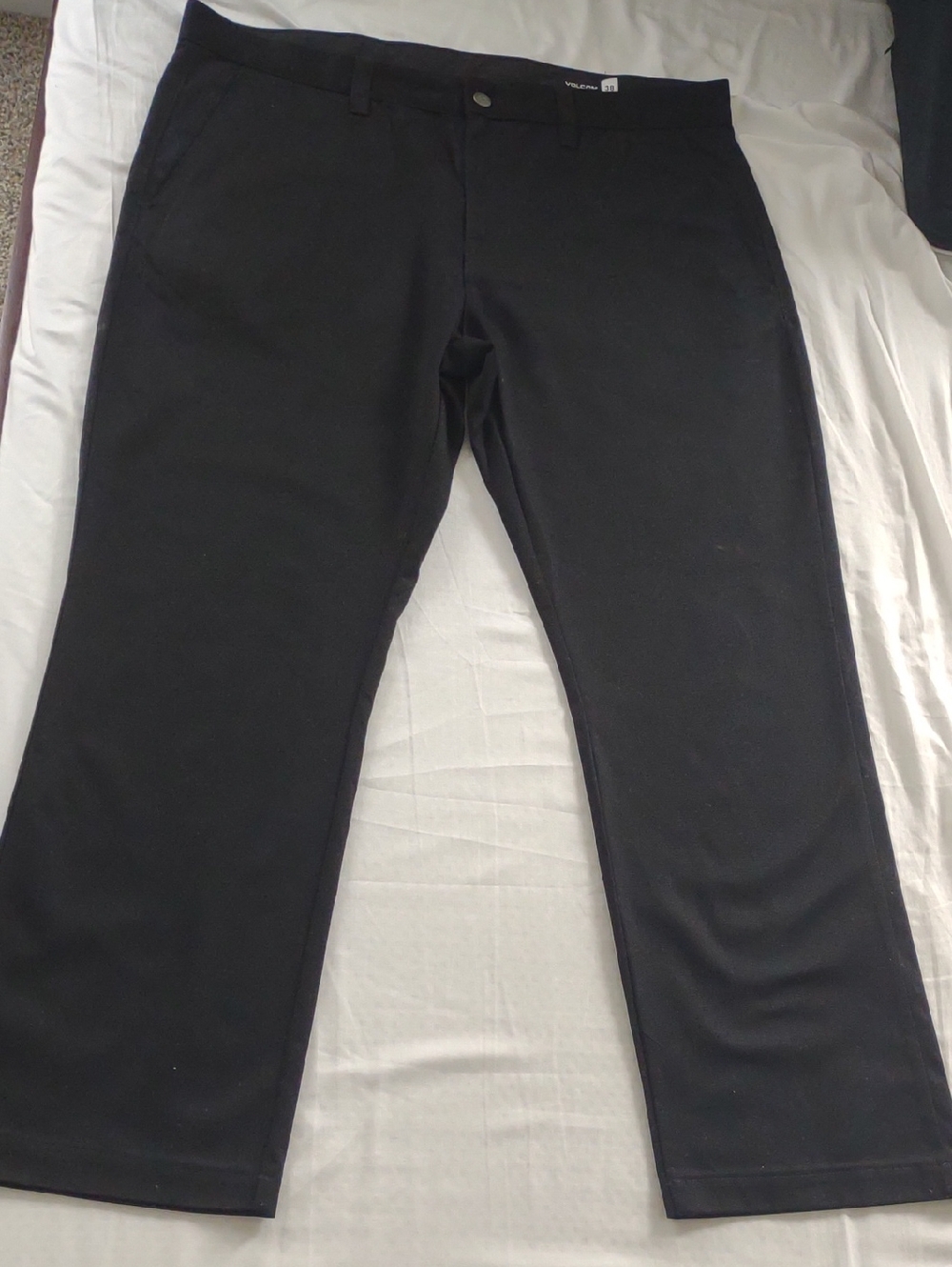 Volcom Men's Black Chino Pants